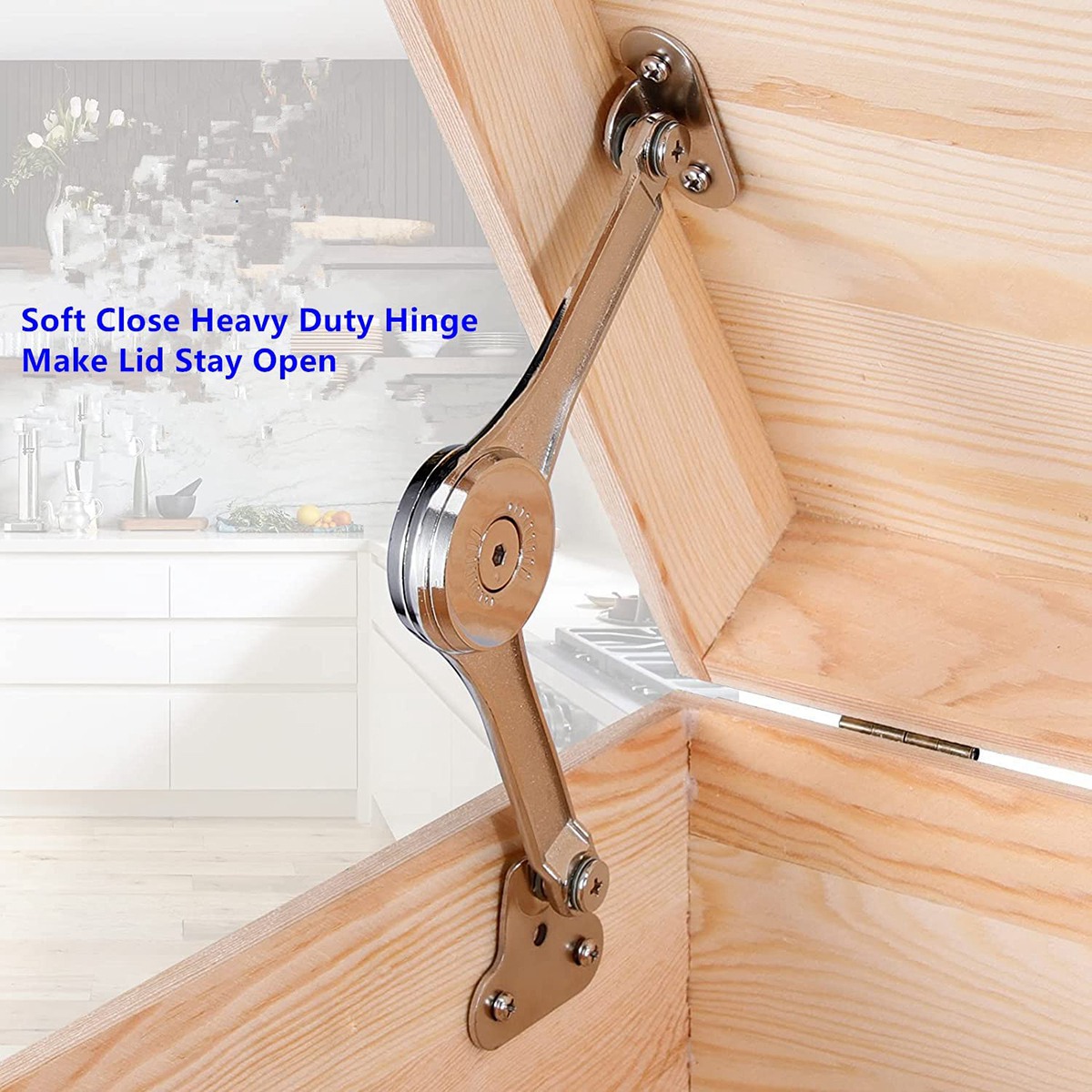 Cabinet Hinges - [Y39A] 2 stuks zware dekselscharnieren met