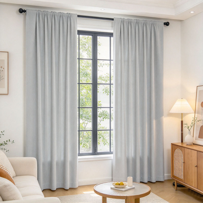 2 stuks effen fluwelen gordijn - Curtain Rods recensie en prijs