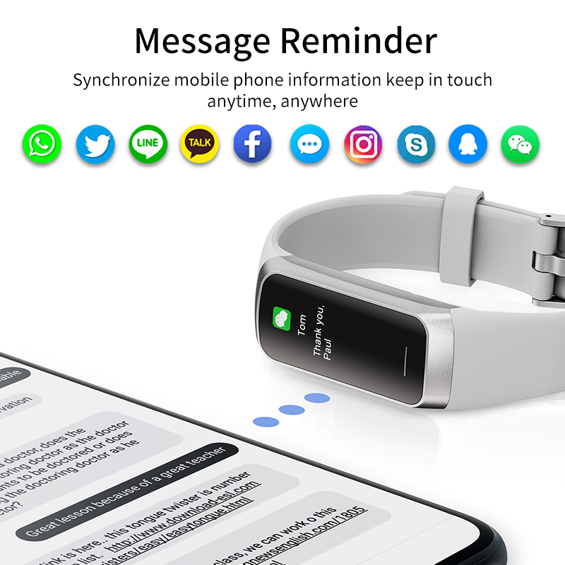LUIK 1,1 inch Amoled hartslagm - Tape Measure recensie en prijs